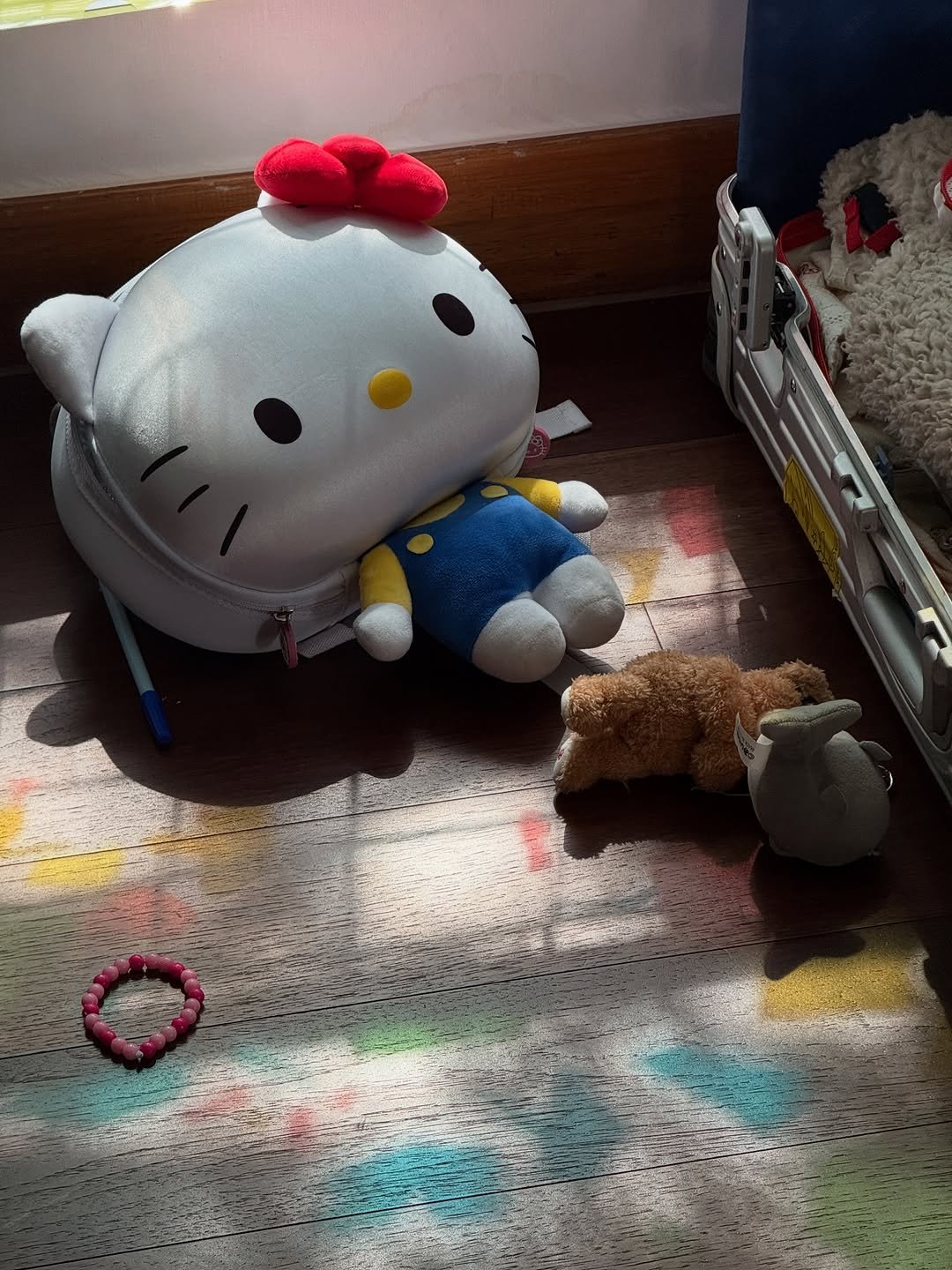 Photo by Hyun Son on July 23, 2025. May be an image of toy, carpet and text.