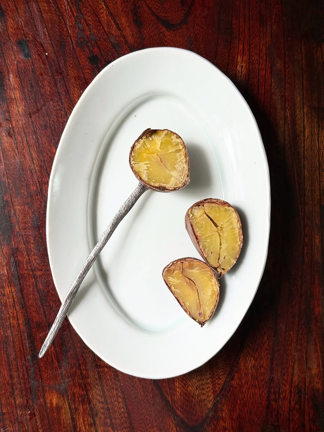 Photo by Hyun Son on October 17, 2025. May be an image of condiment, potato and text.