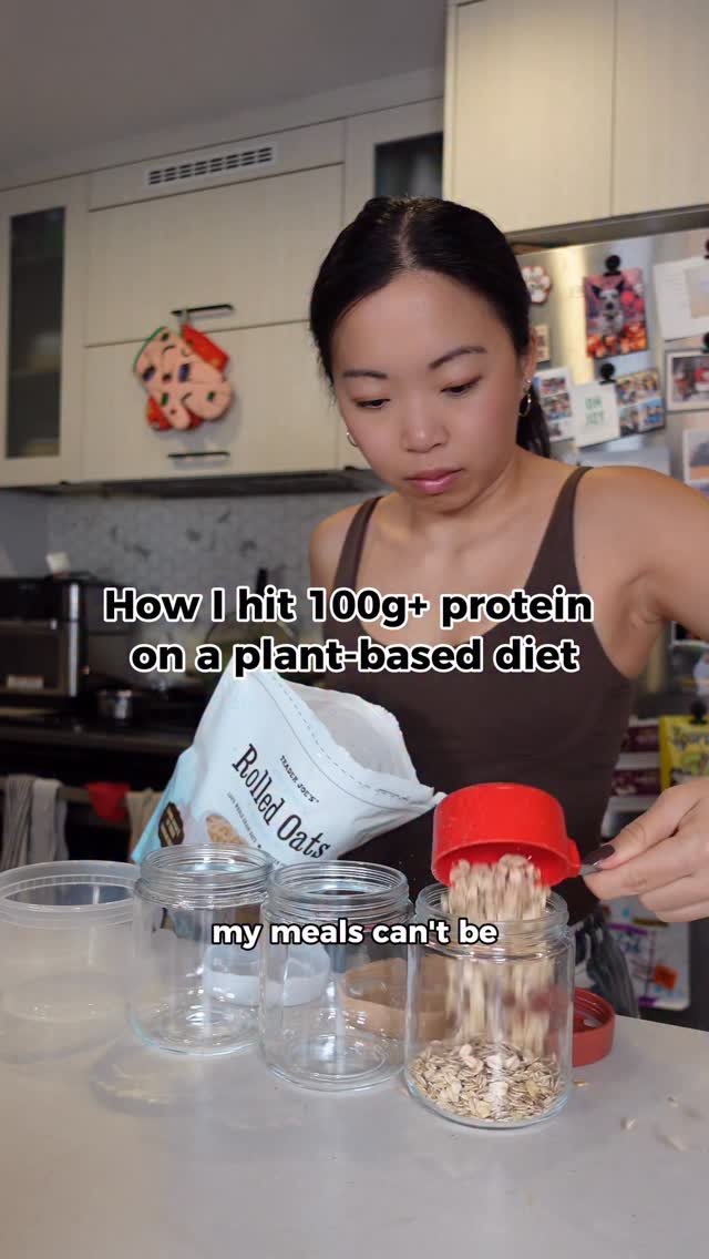 tifflovestofu 게시물 이미지: My Plant-Based Meal Prep (100g+ protein): If...