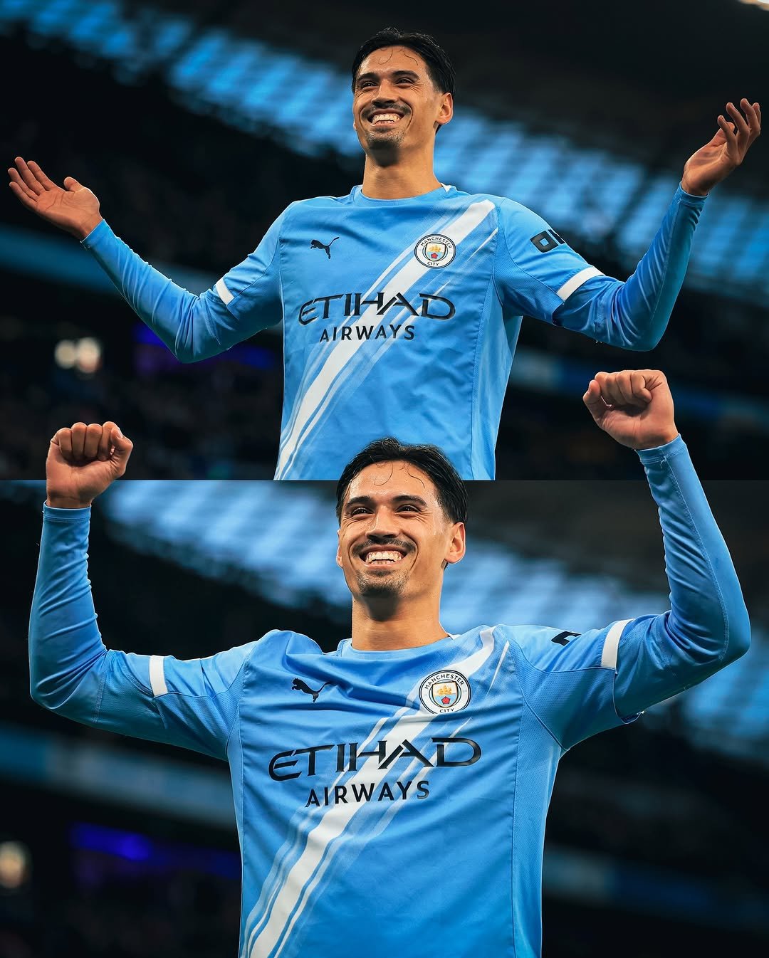 Photo shared by Tijjani Reijnders on December 20, 2025 tagging @mancity. May be an image of football, soccer, stadium and text.