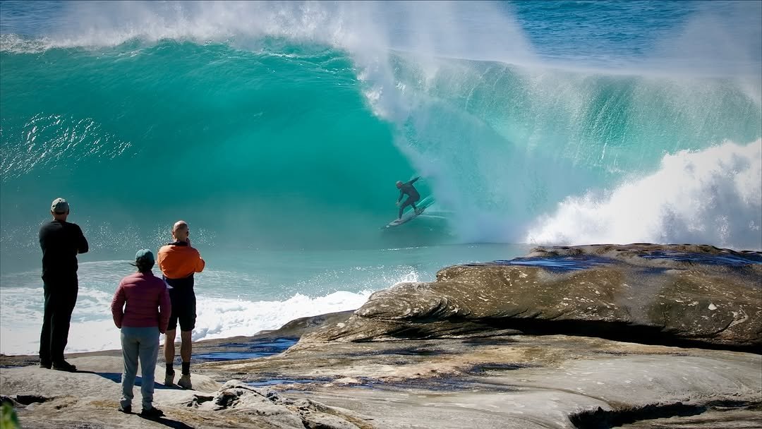 Photo shared by Tim Bonython’s SwellChasers on April 21, 2026 tagging @djtoomey, @jessepolock, @dylanshapes, @jugjugheadhead, @max_mcguigan, @lucasfink, @nate_smith_photo, and @lucaschumbo. May be an image of ocean, water and text.