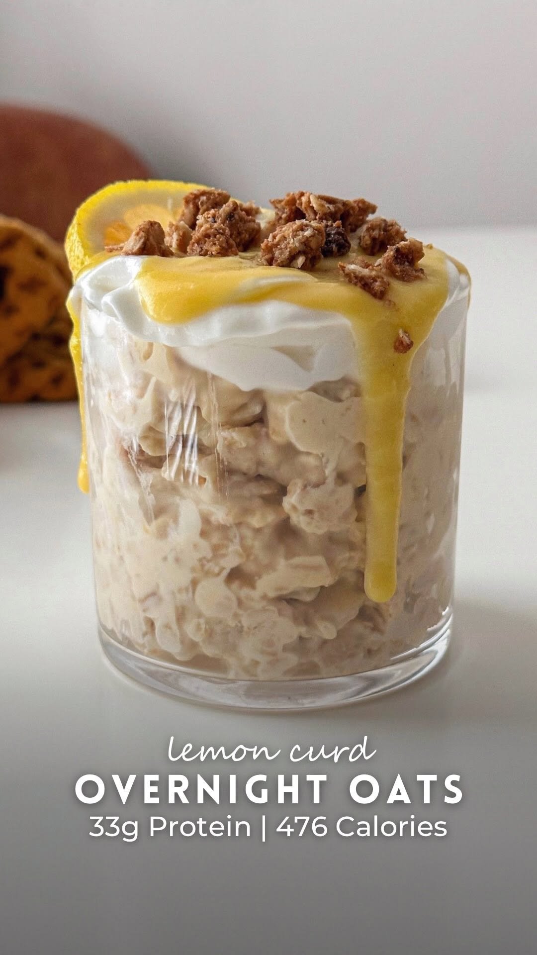 tishasveggieeats 게시물 이미지: These lemon curd overnight oats are bright,...