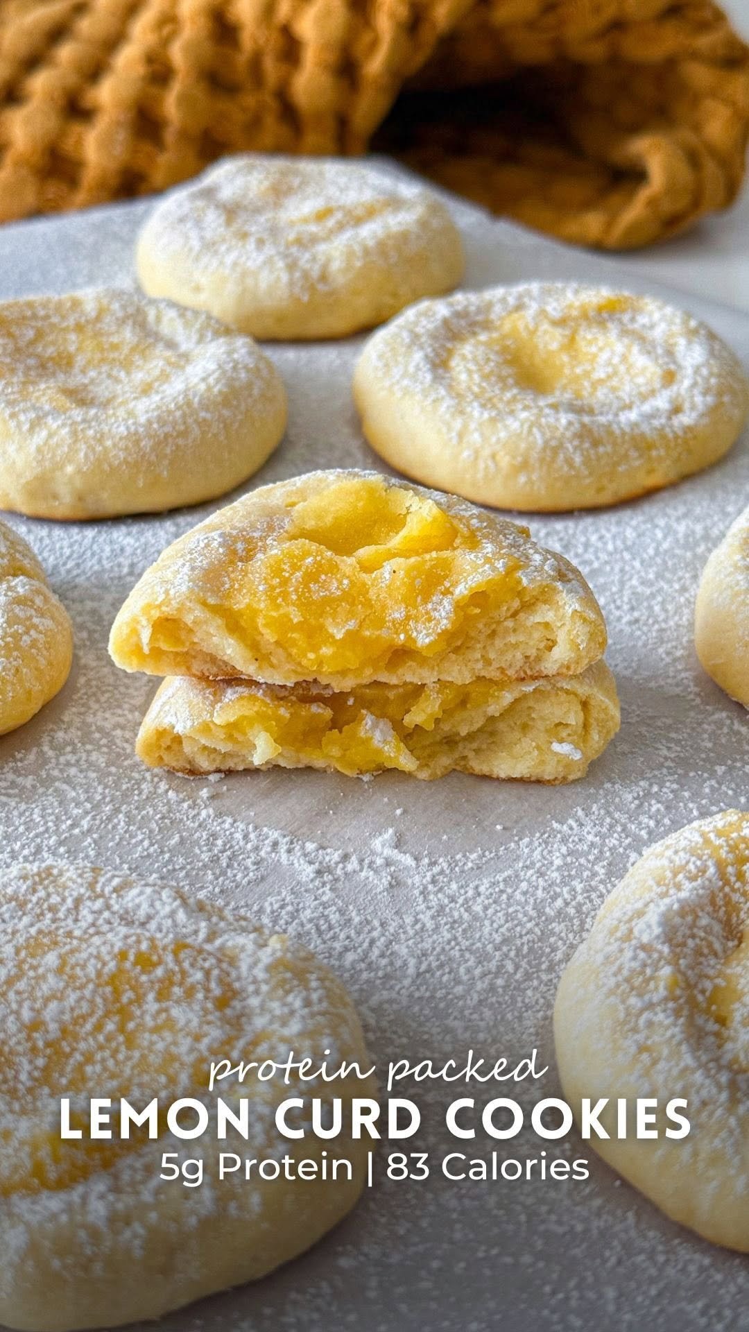 tishasveggieeats 게시물 이미지: These protein-packed lemon curd cookies are...