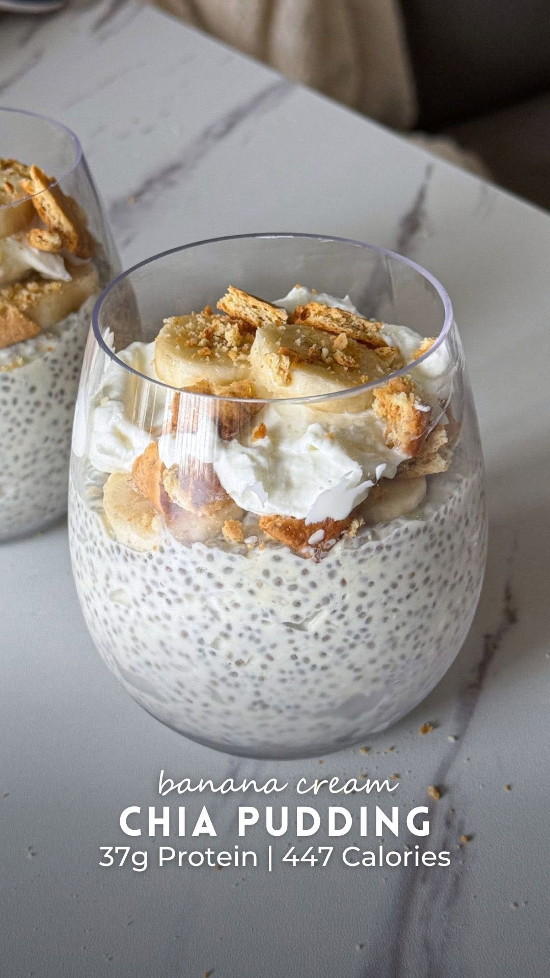 tishasveggieeats 게시물 이미지: This banana cream chia pudding is such a good...