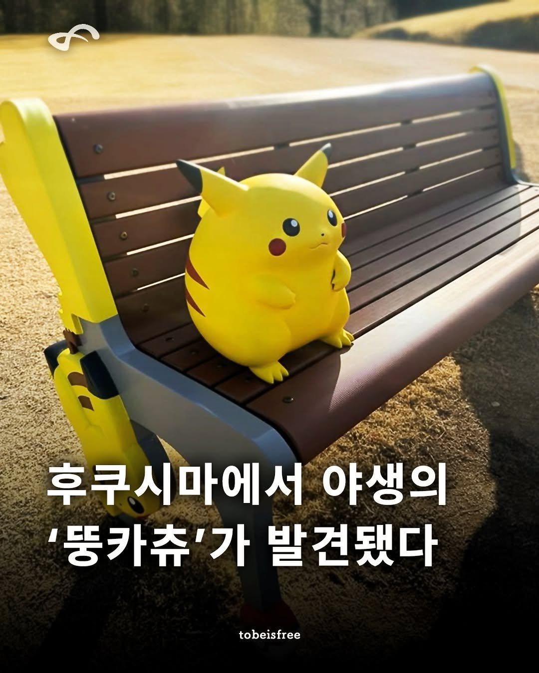 tobeisfree 게시물 이미지: ’후쿠시마에서 야생의 뚱카츄(이)가 발견됐다!‘

일본의 한 공원에서 통통한 체형의...