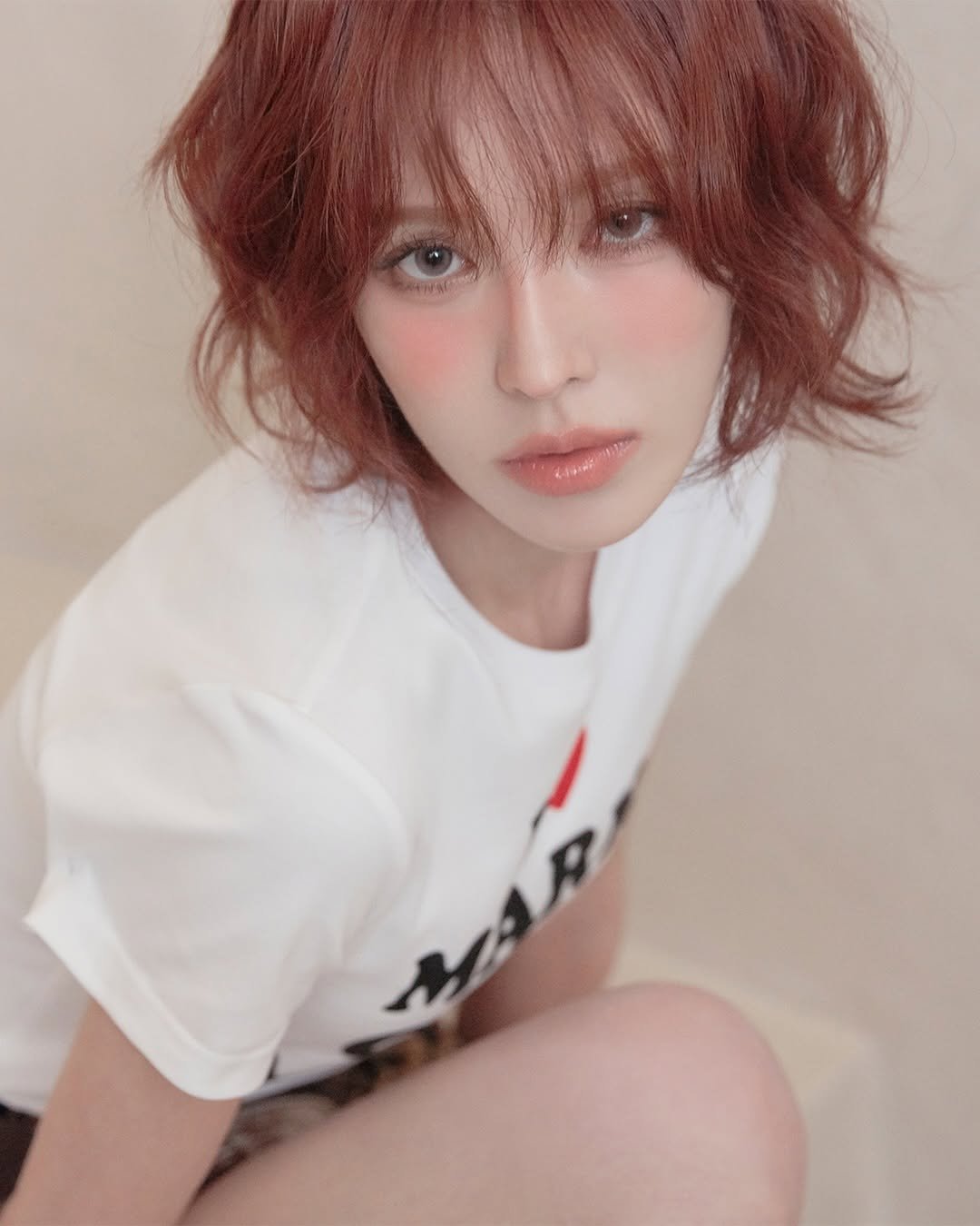 Photo by Wendy on September 06, 2025. May be an image of 1 person, hair, makeup, top and text.