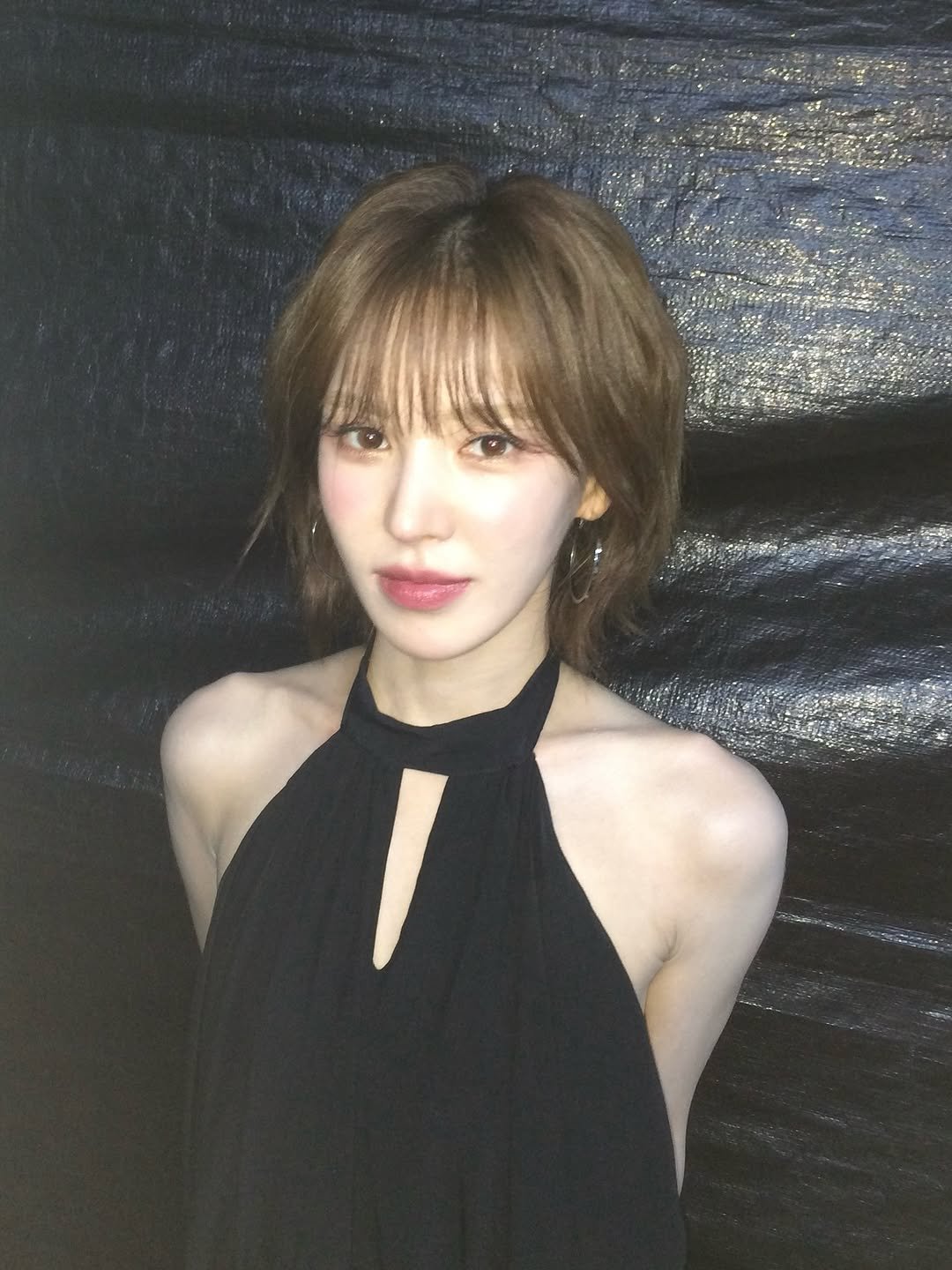 Photo shared by Wendy on June 29, 2025 tagging @youuu_o2, and @kitts_yuna. May be an image of 1 person, bangs, braids, makeup, top and text.