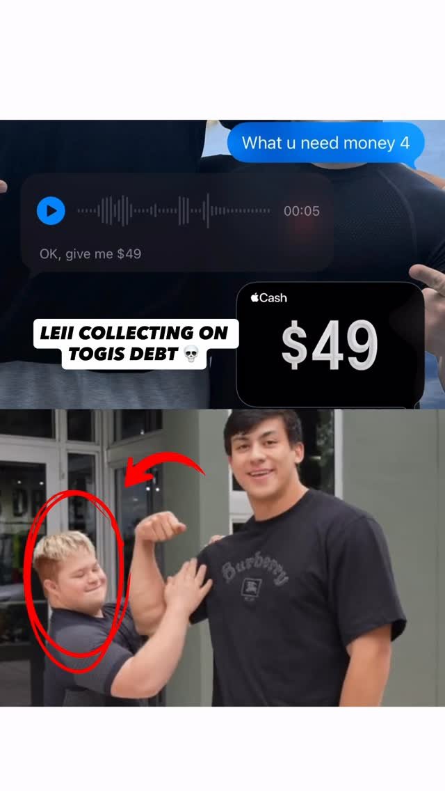 togi 게시물 이미지: What do you think he needed $49 dollars for 🤣