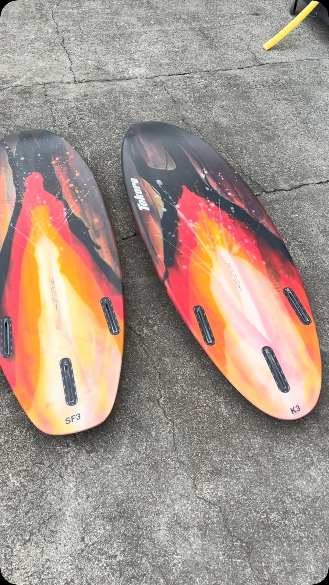 tokorosurfboards 게시물 이미지: Another 2 fire pack for @raskinryan 
SF3 //...