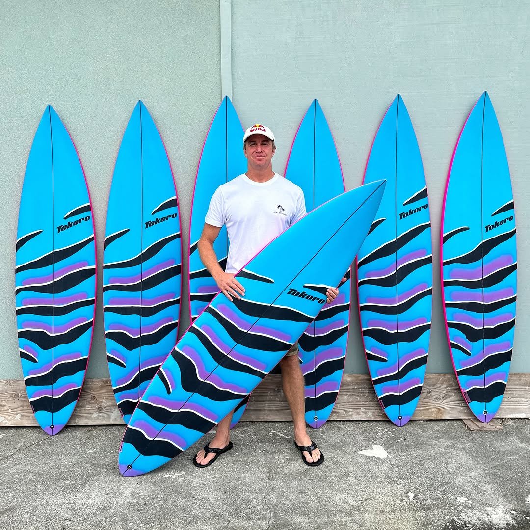 Photo by Jamie O'Brien in North Shore, Oahu, Hawaii with @tokorosurfboards, and @abyukiko.