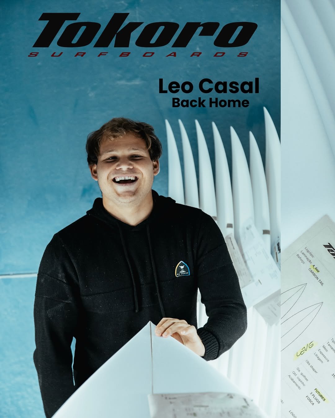 tokorosurfboards 게시물 이미지: É com muito orgulho que anunciamos...