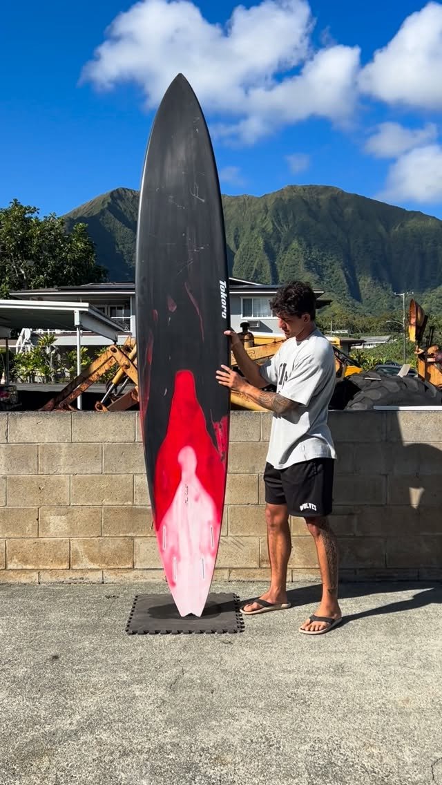 tokorosurfboards 게시물 이미지: @zekelau with a big boy board! 
4VC // 10’4 X...