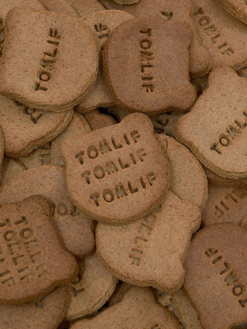 Photo shared by 톰리프 (Tomlif) on November 19, 2025 tagging @tomlif_official. May be an image of crackers, oatmeal cookies, gingerbread cookie and text that says 'TOML TOMLIR POMLIP TOMLIF มไข0'.