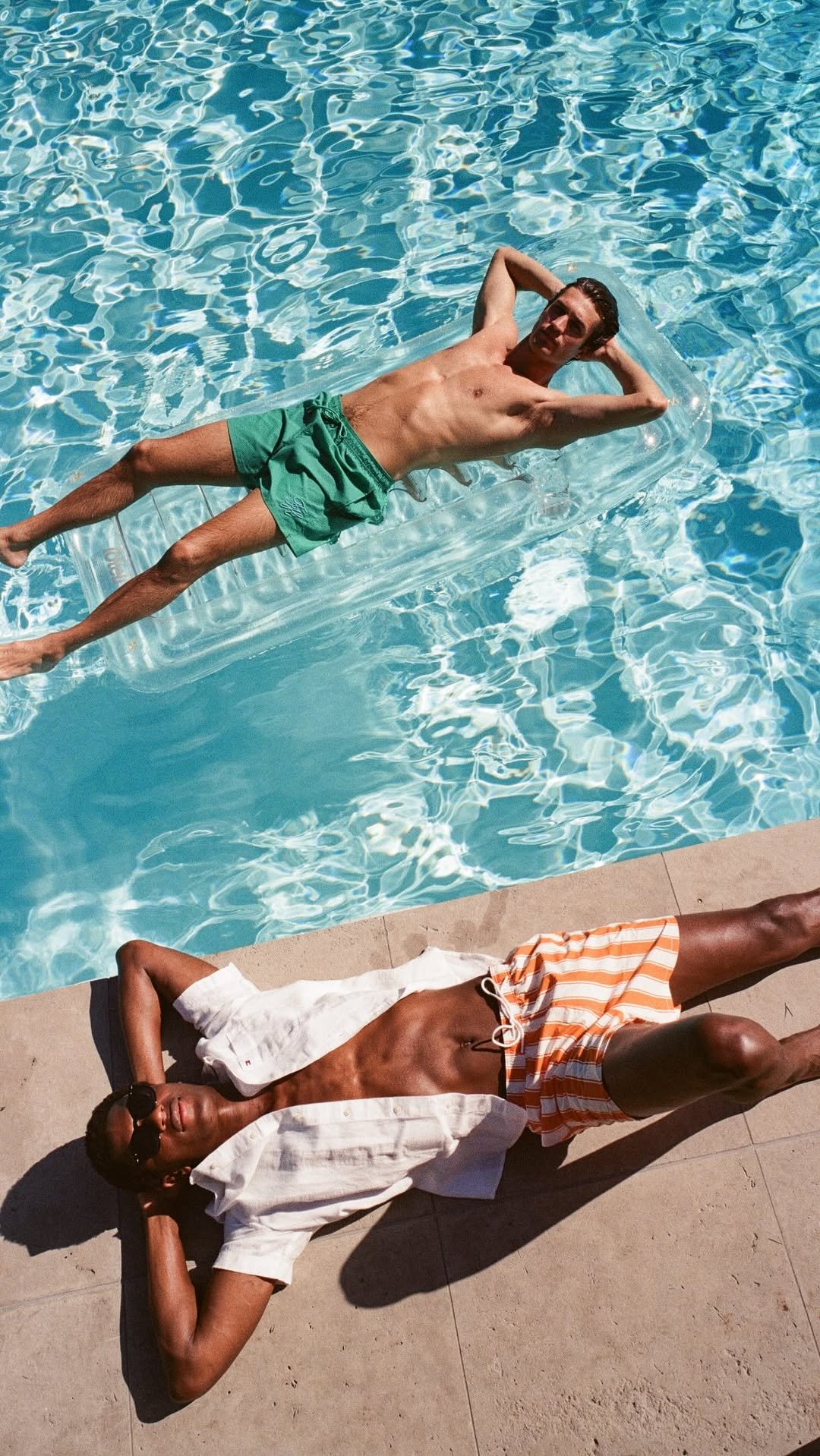 tommyhilfiger 게시물 이미지: Bold stripes. Clean cuts. Swimwear, the Hilfiger way