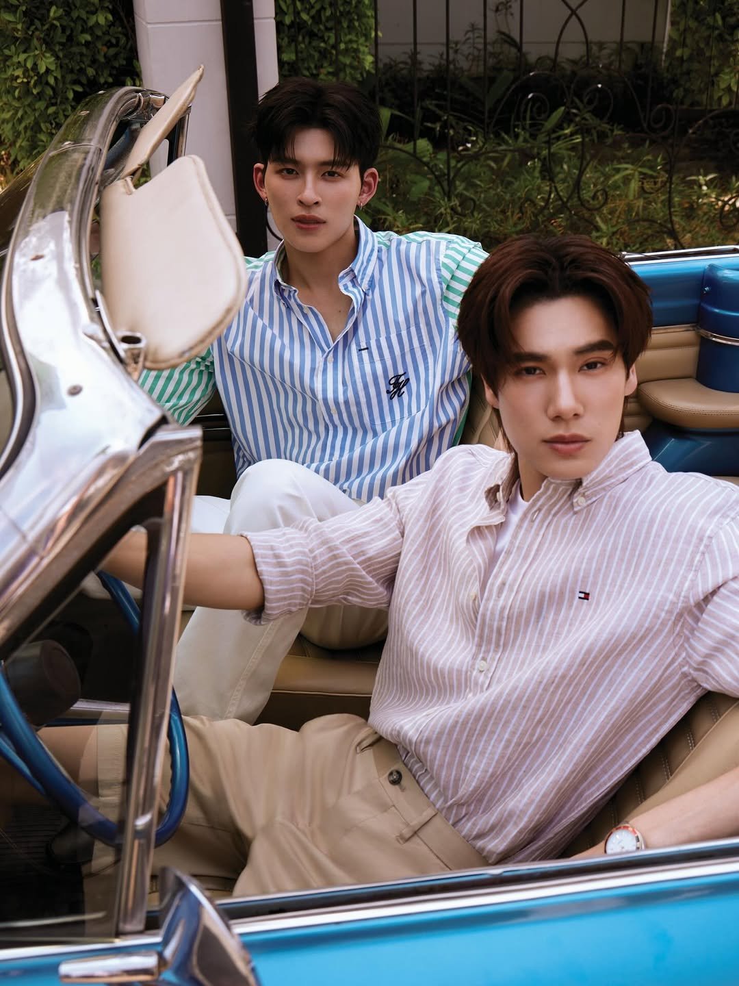 Photo shared by Tommy Hilfiger on March 31, 2026 tagging @ppnaravit, and @phuwintang. May be an image of bolo tie and text.