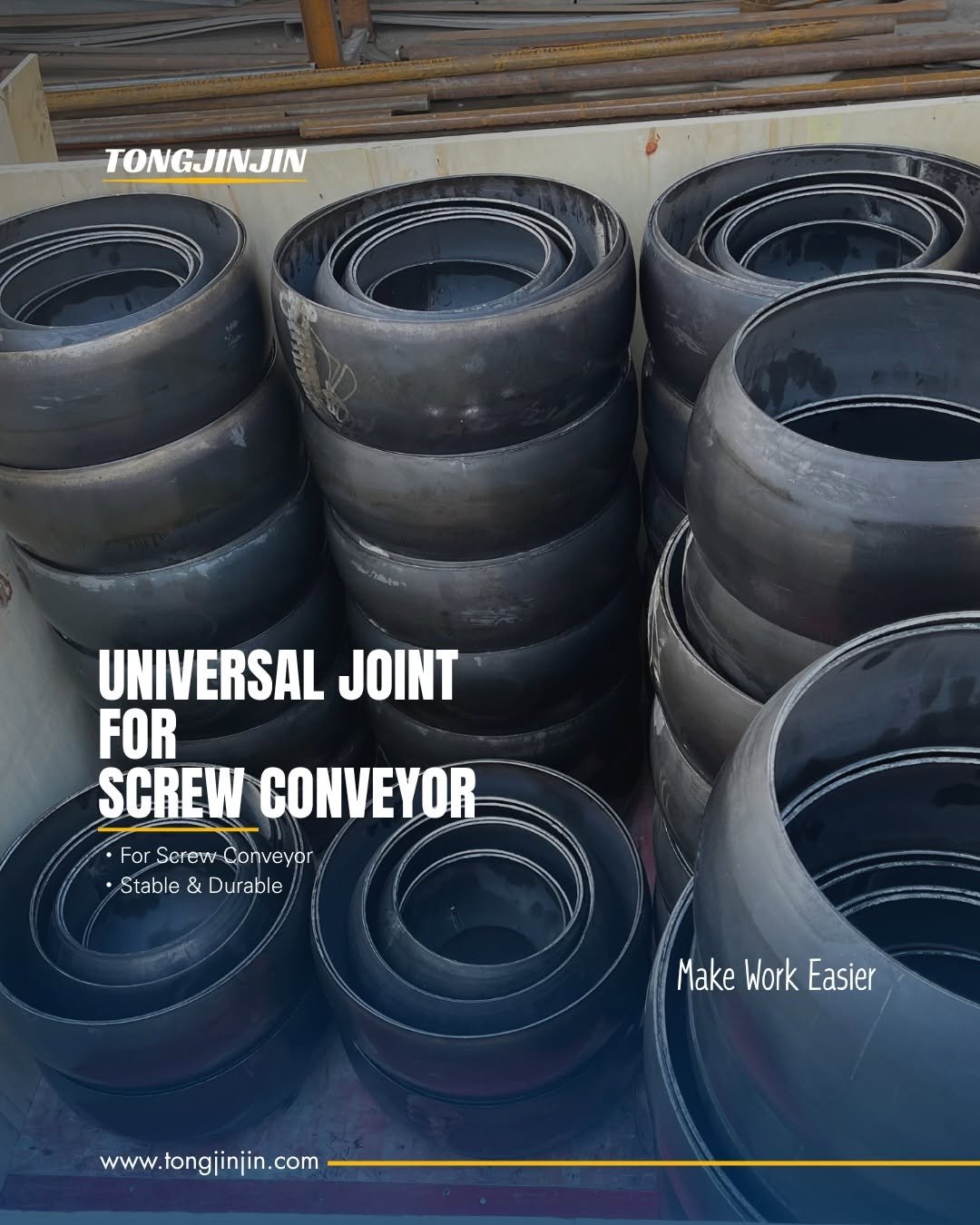 tongjinjin_machinery 게시물 이미지: ✨ UNIVERSAL JOINT FOR SCREW CONVEYOR ✨
Built...