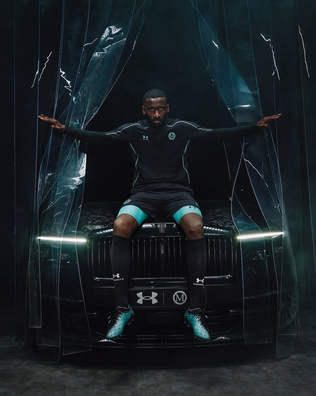 Photo shared by Under Armour FC on September 09, 2025 tagging @underarmour, @toniruediger, and @mansory.