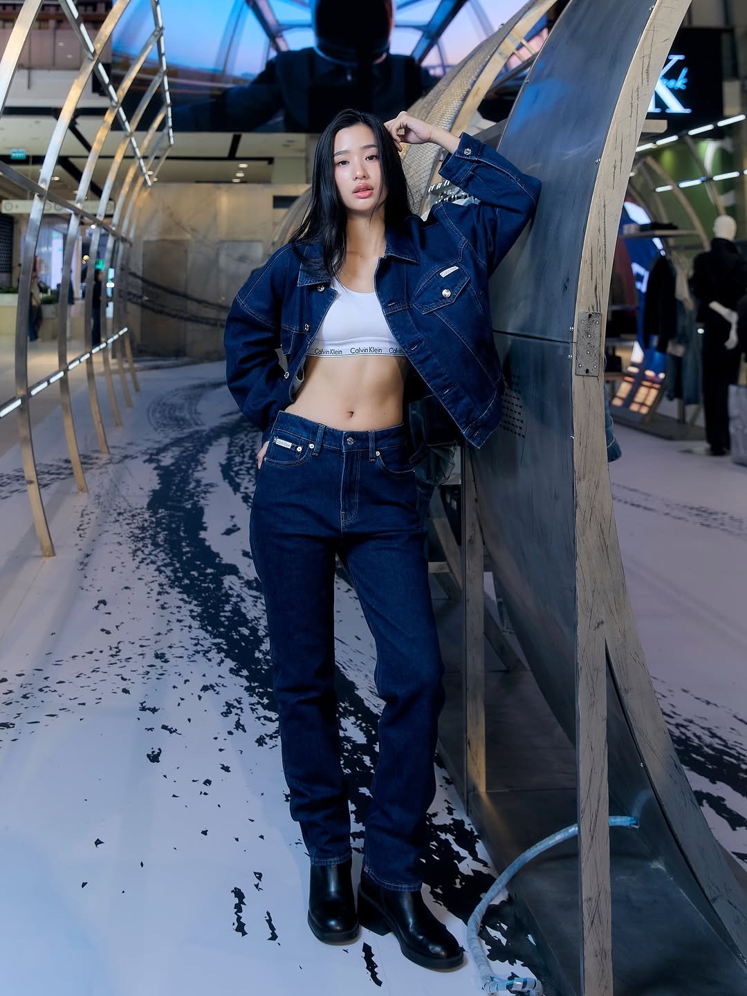 tontawan 게시물 이미지: Jung Kook for Calvin Klein Pop-up Store at...