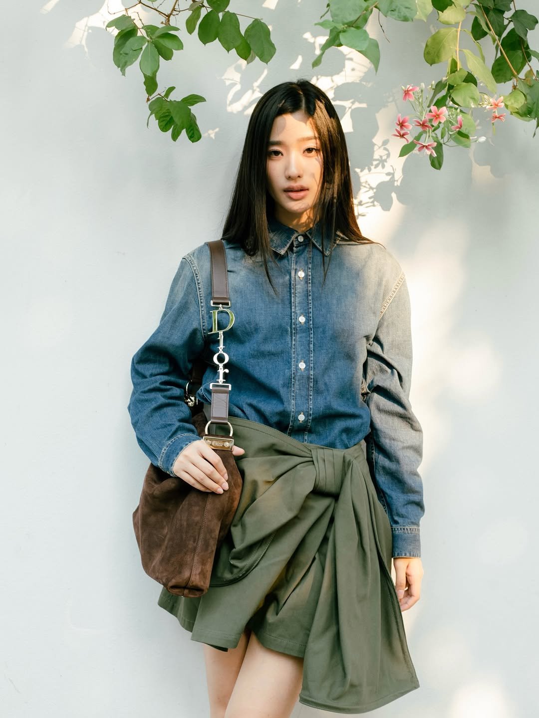 Photo by ตู / t u on April 23, 2026. May be an image of miniskirt, skirt and text.