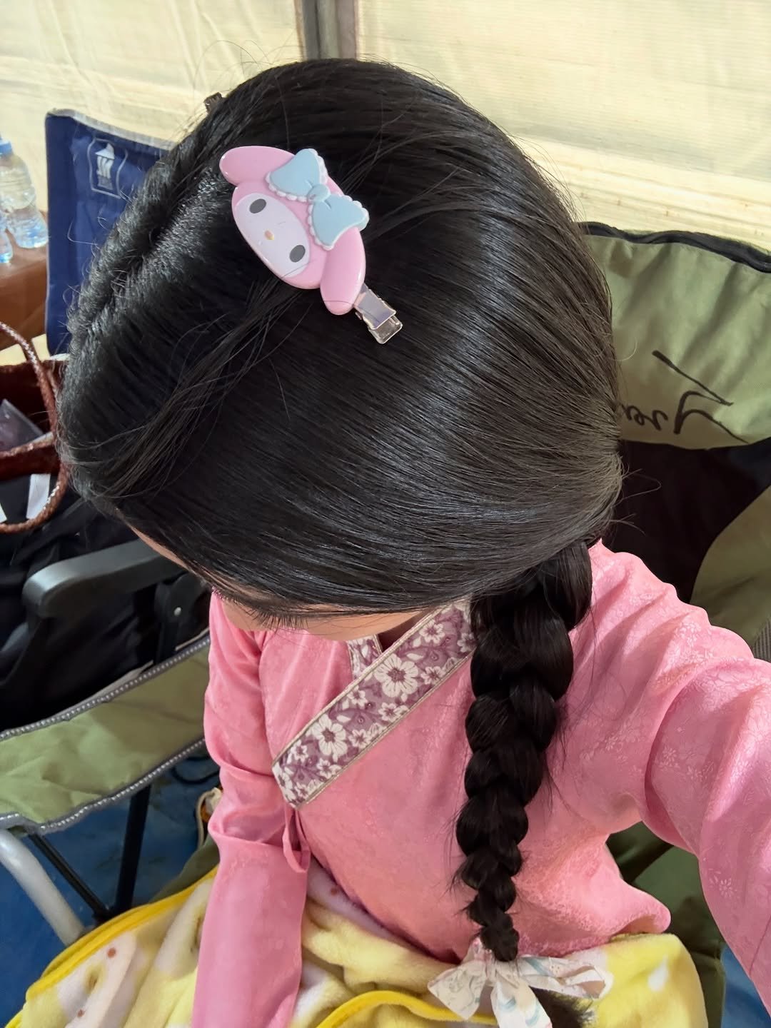 Photo by ตู / t u on December 14, 2025. May be an image of one or more people, braids, hairpin, barrette and text.