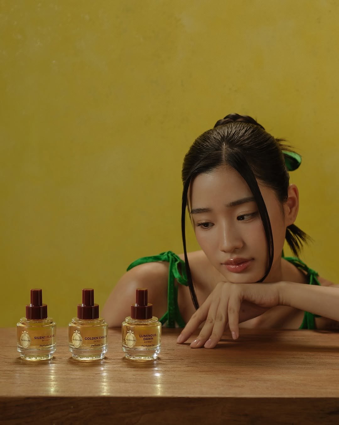 Photo shared by PAÑPURI on November 02, 2025 tagging @tontawan. May be an image of one or more people, makeup, hair product, fragrance, perfume and text.