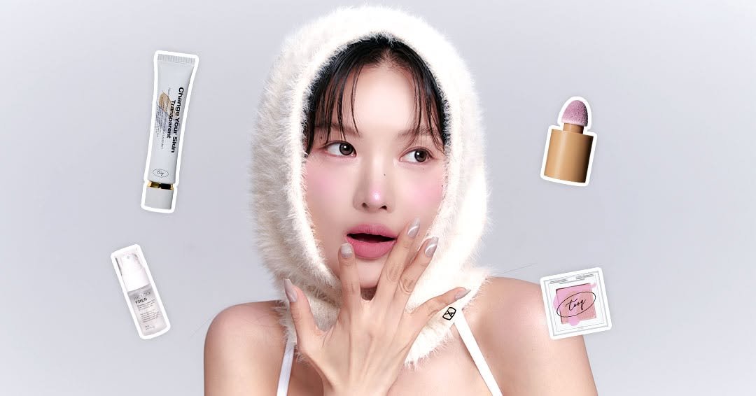 Photo by Deep as if indifferent, Tooq 투크 on November 26, 2025. May be an image of one or more people, makeup, lipstick, hair and text.