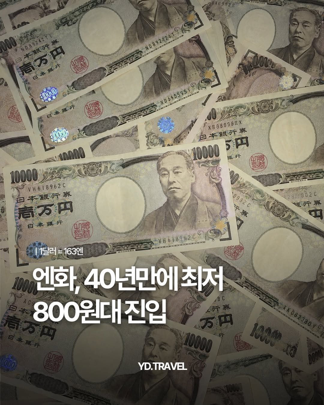 travelmenu1 게시물 이미지: 엔화 800원대 진입💴

7월 23일 오전
엔화가 900원 선 아래로 내려오며
엔저...