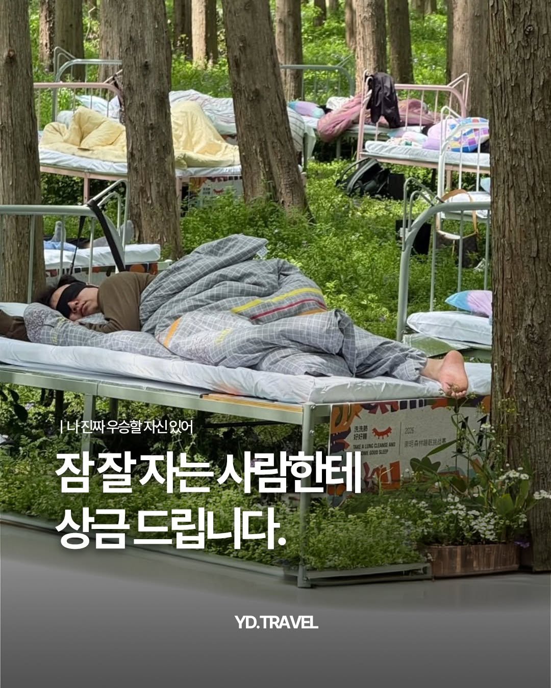 travelmenu1 게시물 이미지: 잠만 잤는데 상금 60만원?

중국 상하이에서 잠 잘 자는 사람 뽑는 수면 대회가...