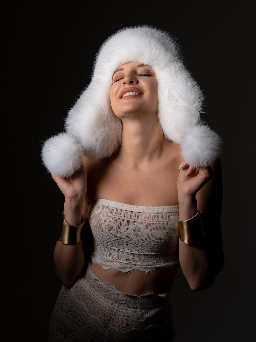 Photo by Марина Третьякова | Hair Expert in Moscow, Russia. May be an image of one or more people, makeup, fur, knit, headdress and text.