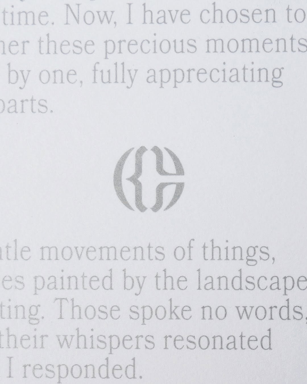 Photo by TRIANGLE-STUDIO on November 13, 2025. May be art of text that says 'time. Now, I have chosen to er these precious moments by one, fully appreciating arts. (0H tle movements of things, es painted by the landscape ting. Those spoke no words heir whispers resonated responded.'.