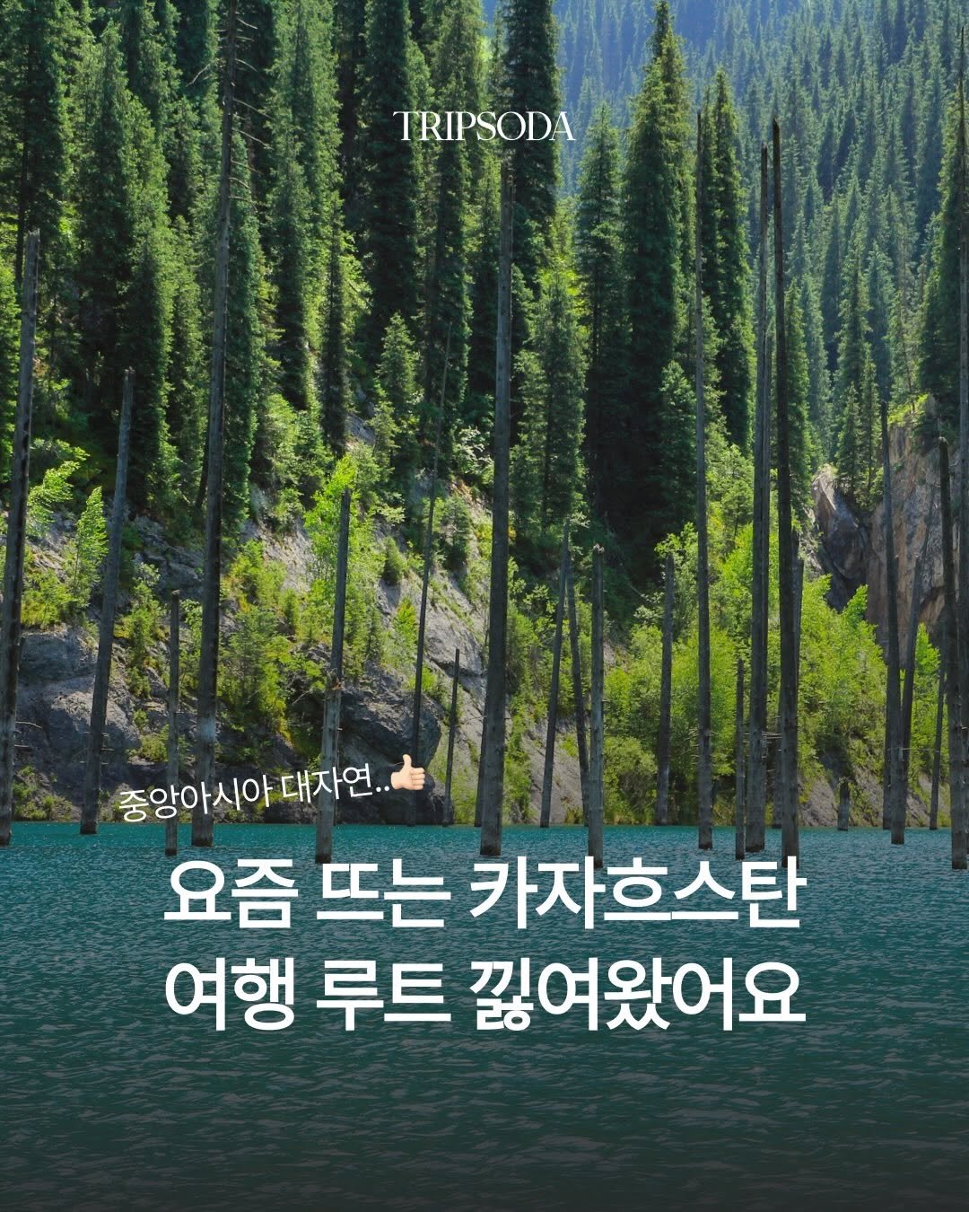 tripsoda_official 게시물 이미지: 요즘 뜨는 여행지 중앙아시아 카자흐스탄! ✨
트립소다가 여행 루트 제대로...