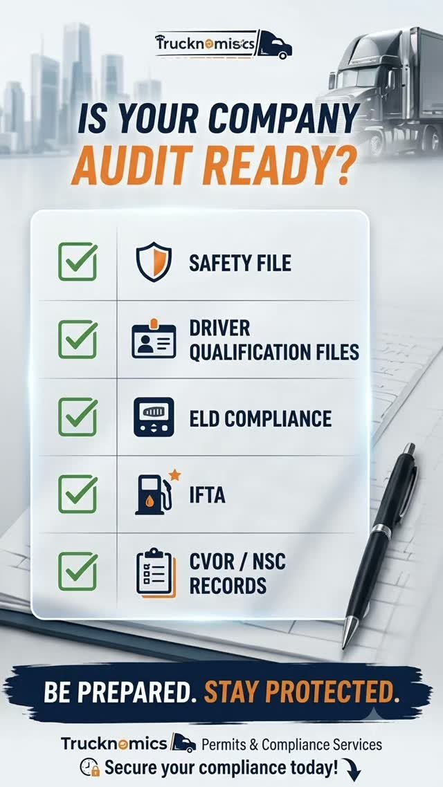 truck_nomics 게시물 이미지: 🚛 Is Your Trucking Company Audit...