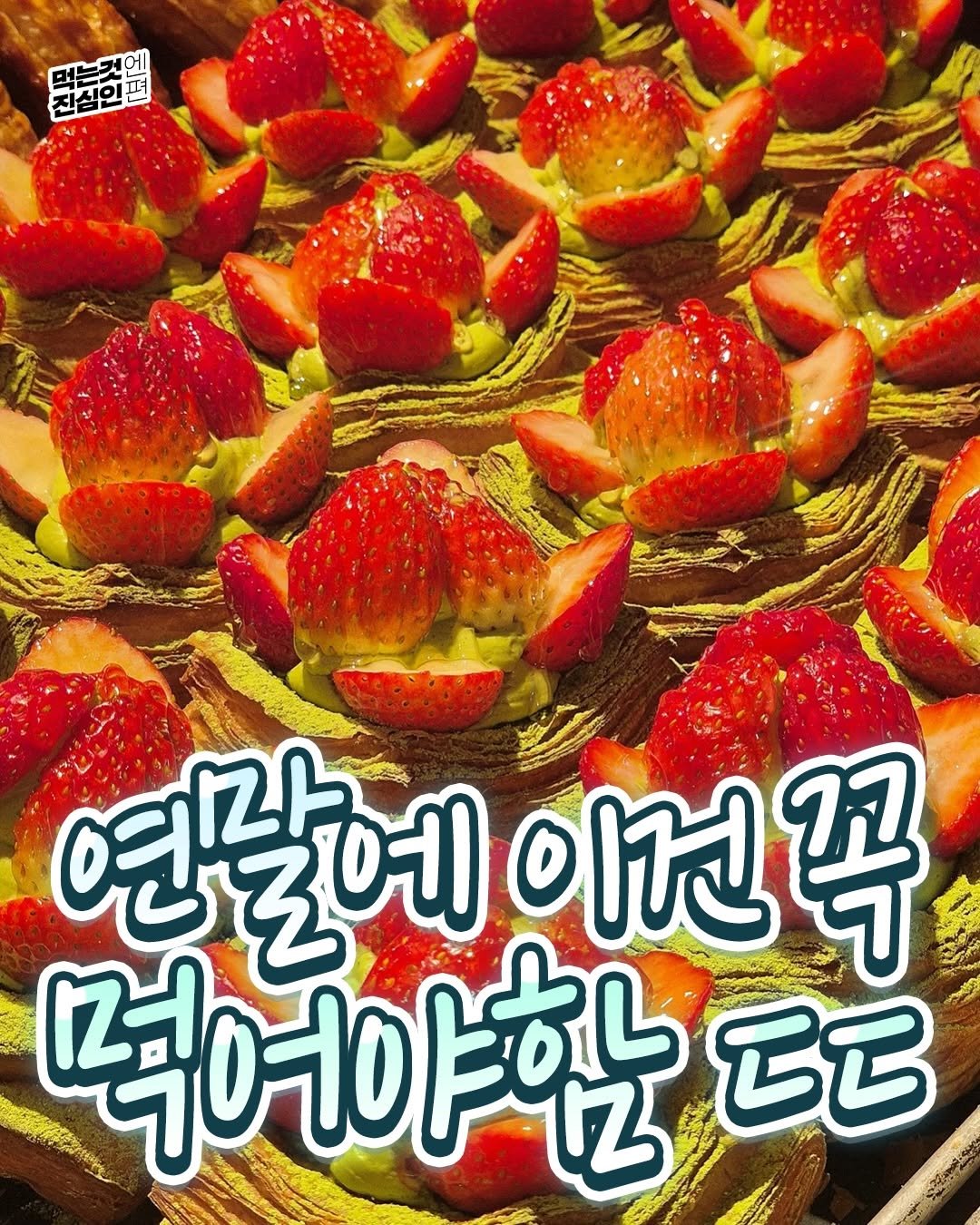 Photo by 먹는것엔 진심인 편 on December 22, 2025. May be an image of cake, pie, cheesecake, strawberry, fruitcake and text that says '먹는것언 먹는경겠 진심인 T 편 연갈에 연락 로에 이건 이건꼭 먹어야할'.