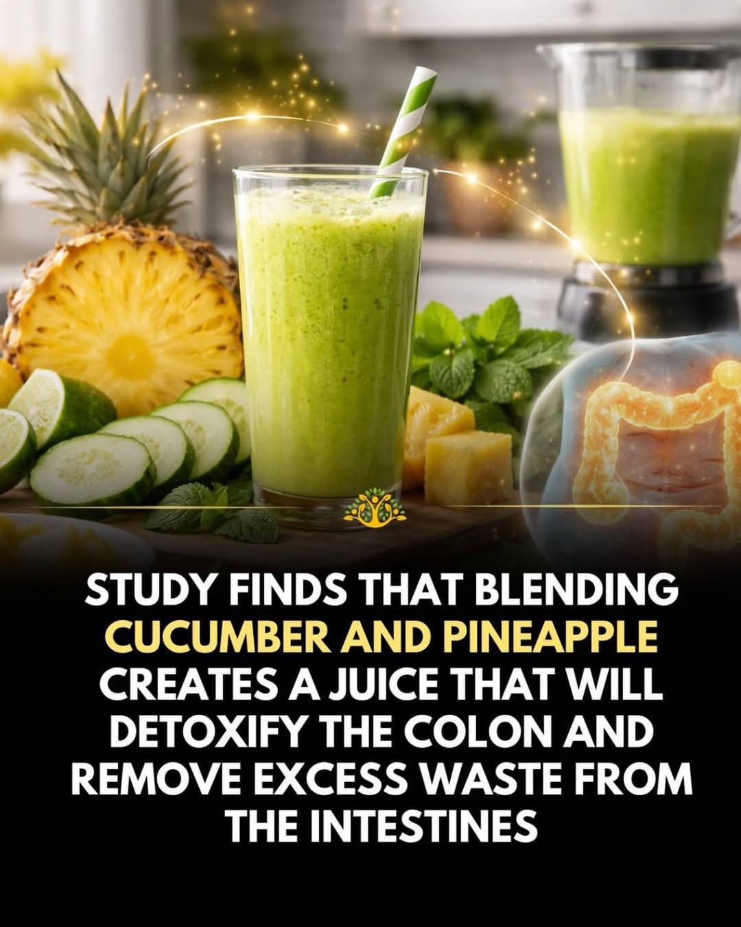 truthful_health 게시물 이미지: A simple cucumber–pineapple blend is often...