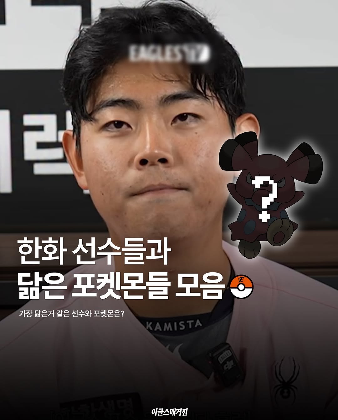 tteolgong_sam 게시물 이미지: 한화 이글스 선수와 닮은 포켓몬 찾기😂

#한화 #이글스 #포켓몬 #닮은꼴