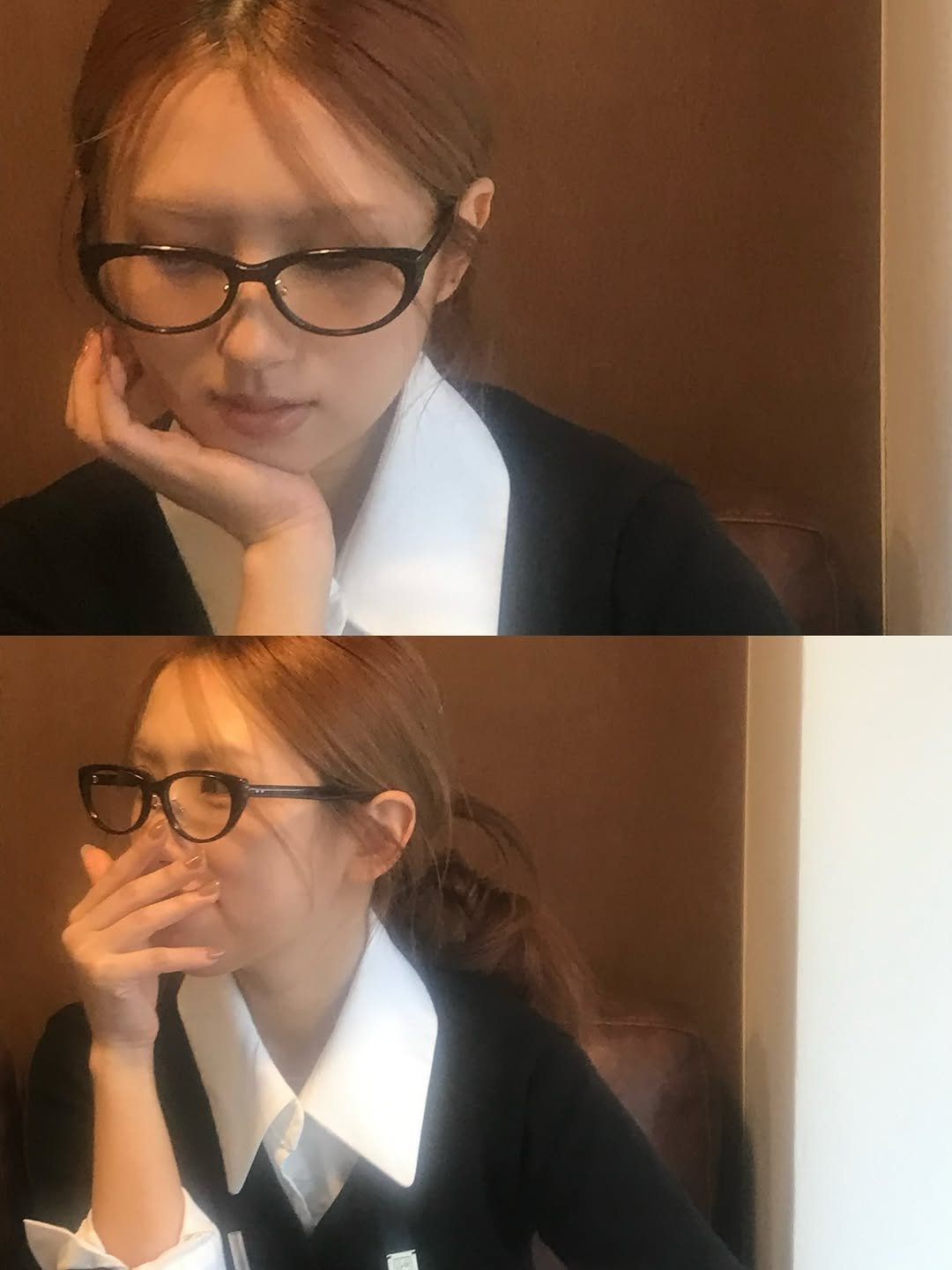 Photo by 또킹 👑 | 패션템 추천 | 데일리룩 코디 on November 27, 2025. May be an image of one or more people, braids, eyeglasses and text.