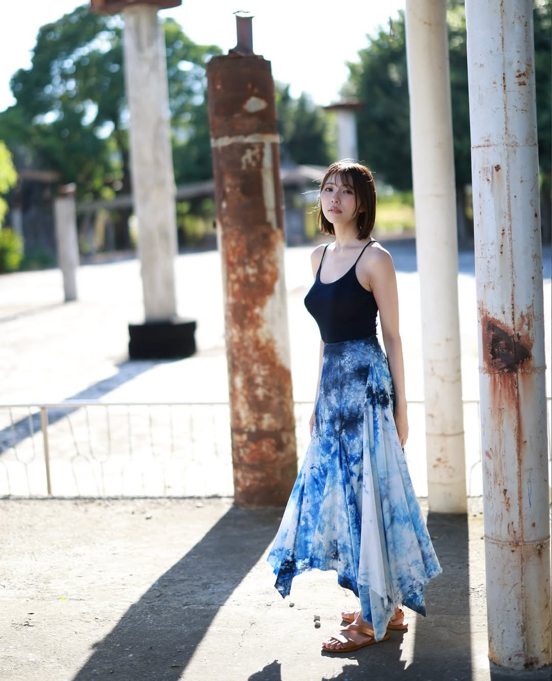 Photo by つばさ 舞❤️‍🔥 on November 19, 2025. May be an image of sundress and text.