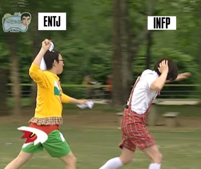 twinkle_infp 게시물 이미지: INFP만 보면 맨날 쫓아다니며 괴롭히는 ENTJ

#mbti #추천 #fyp #공감 #infp