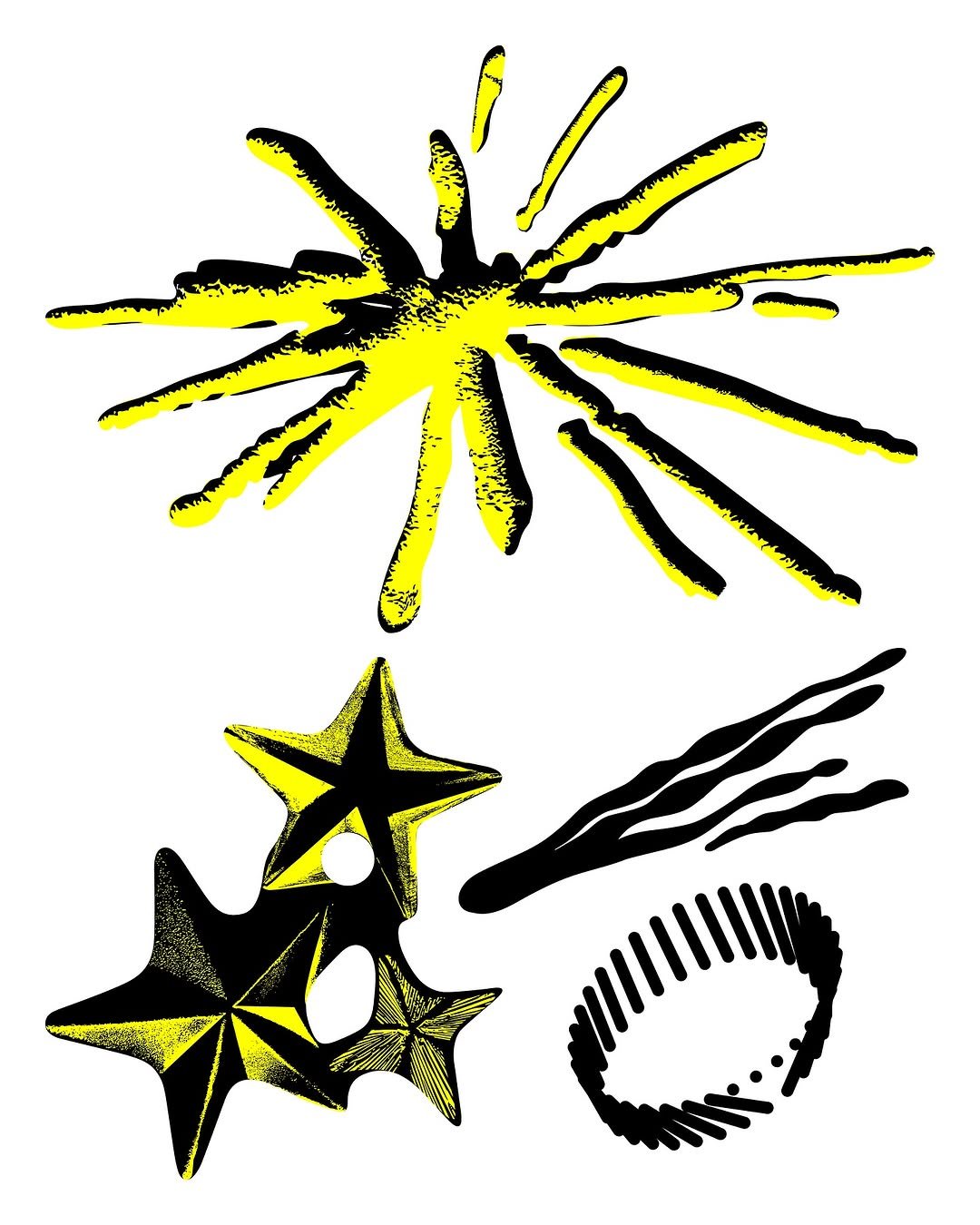 Photo by Yoo Elly on June 29, 2025. May be pop art of sparkler, fireworks and text.