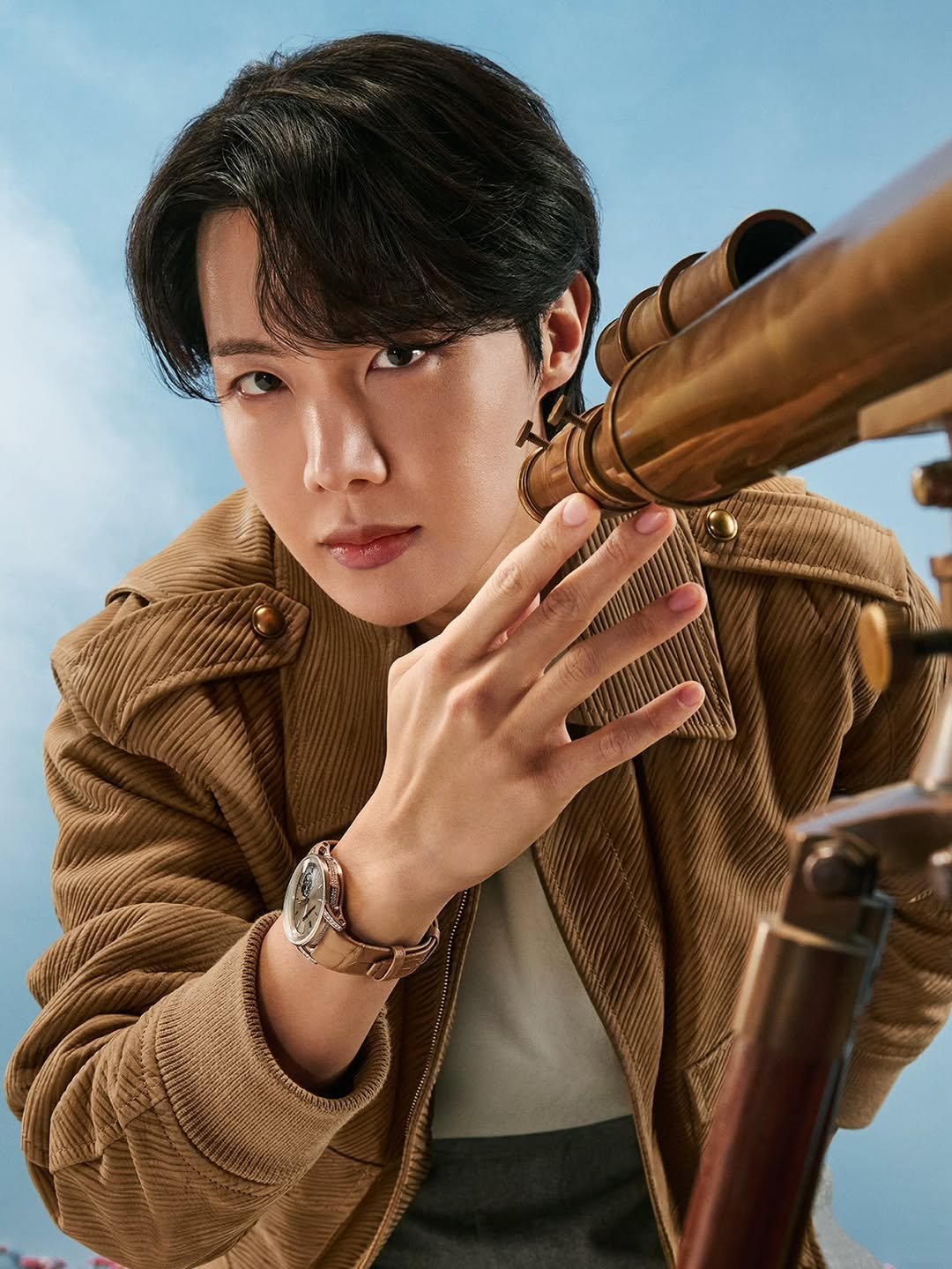 Photo shared by jhope on September 05, 2025 tagging @audemarspiguet. May be an image of 1 person, poster and text.