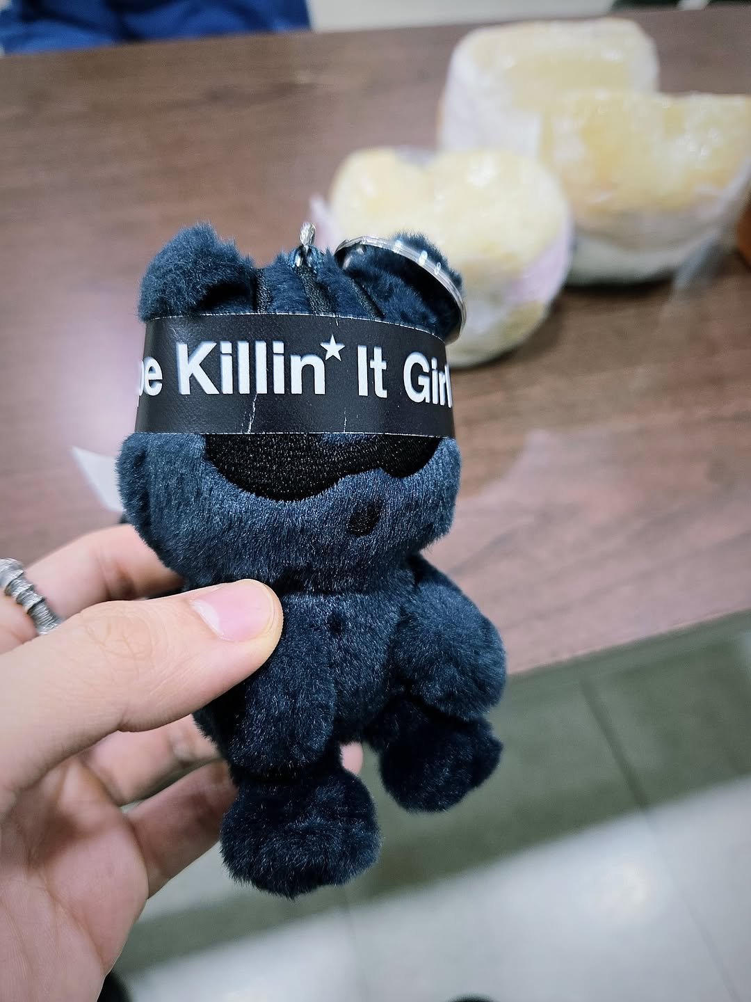 Photo by jhope on July 20, 2025. May be an image of bear, toy and text that says '۰۰۰ e Killin It ItGi Gin'.