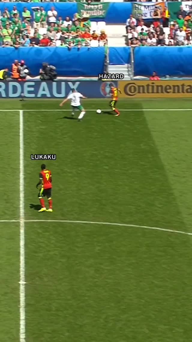 uefaeuro 게시물 이미지: Eden Hazard’s amazing assist ⚡️