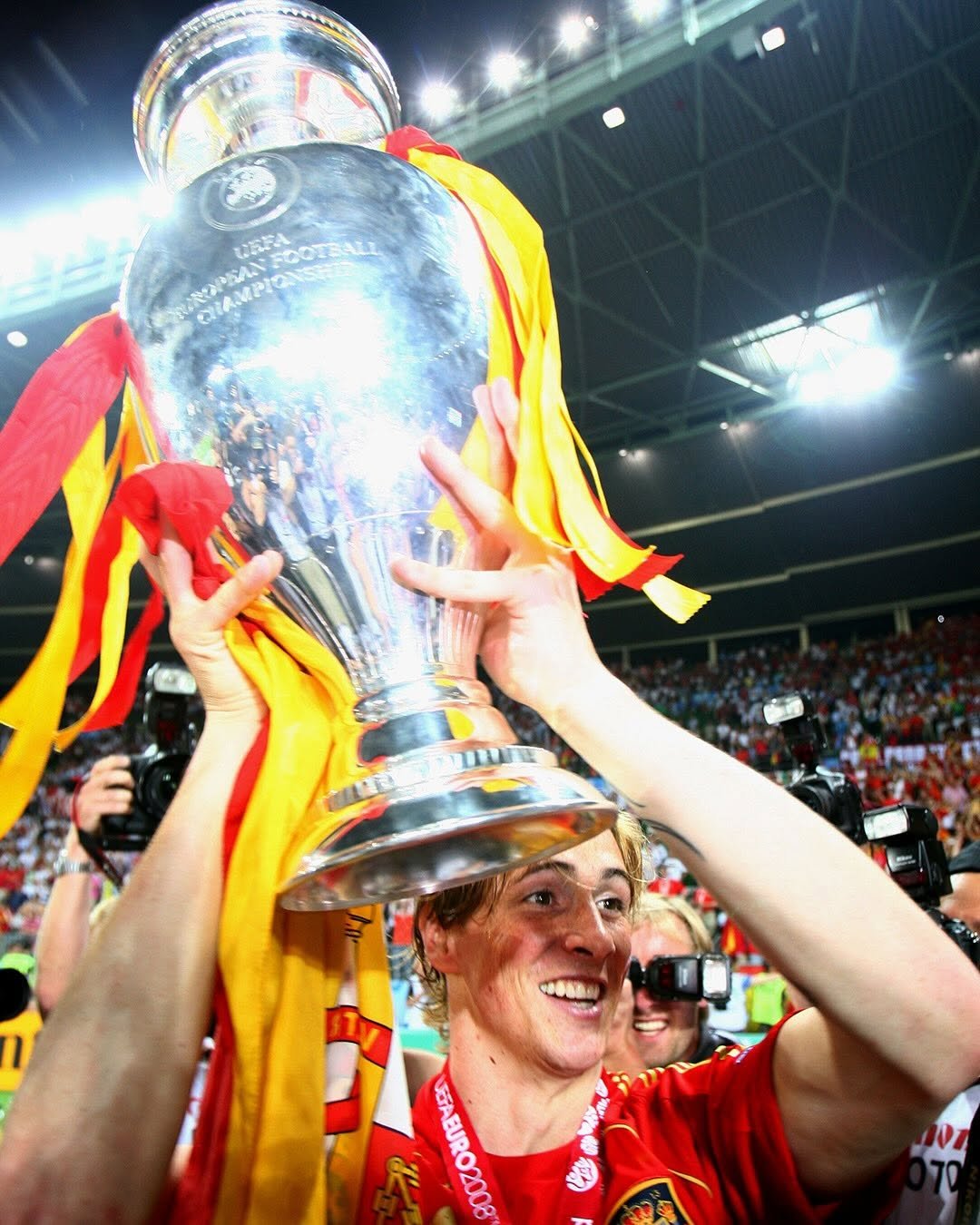 Photo shared by UEFA EURO on April 28, 2026 tagging @sefutbol. May be an image of football, soccer, stadium and text.