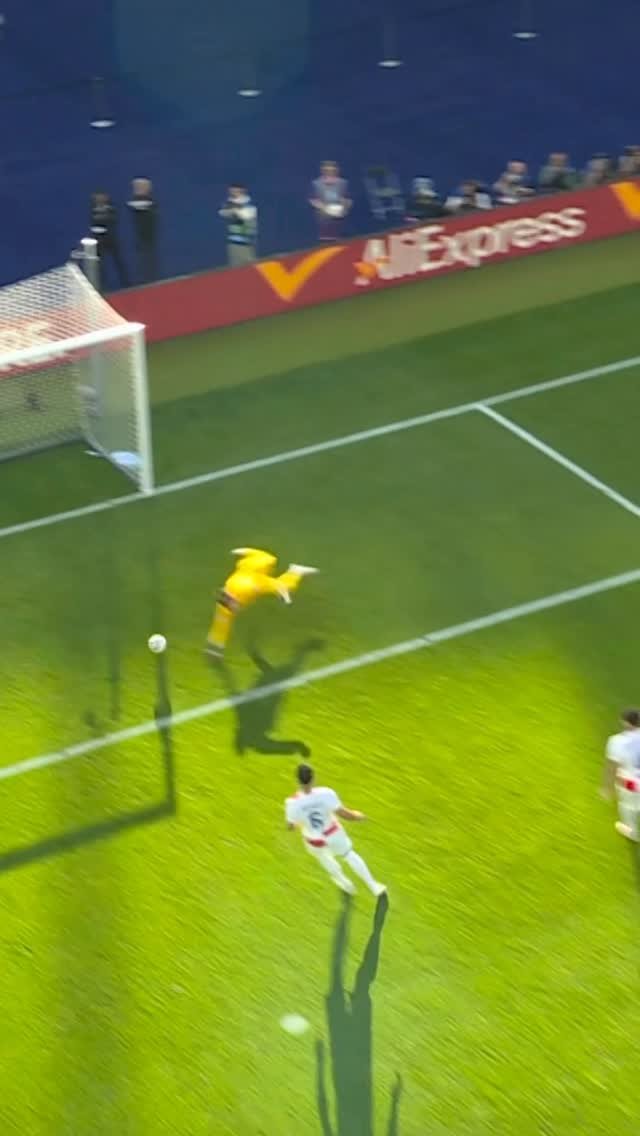 uefaeuro 게시물 이미지: This angle of Livaković’s save 😮‍💨