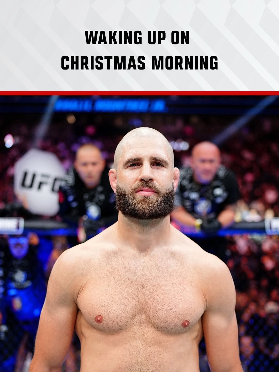 Photo shared by UFC on December 25, 2025 tagging @jirkaprochazka. May be an image of text.