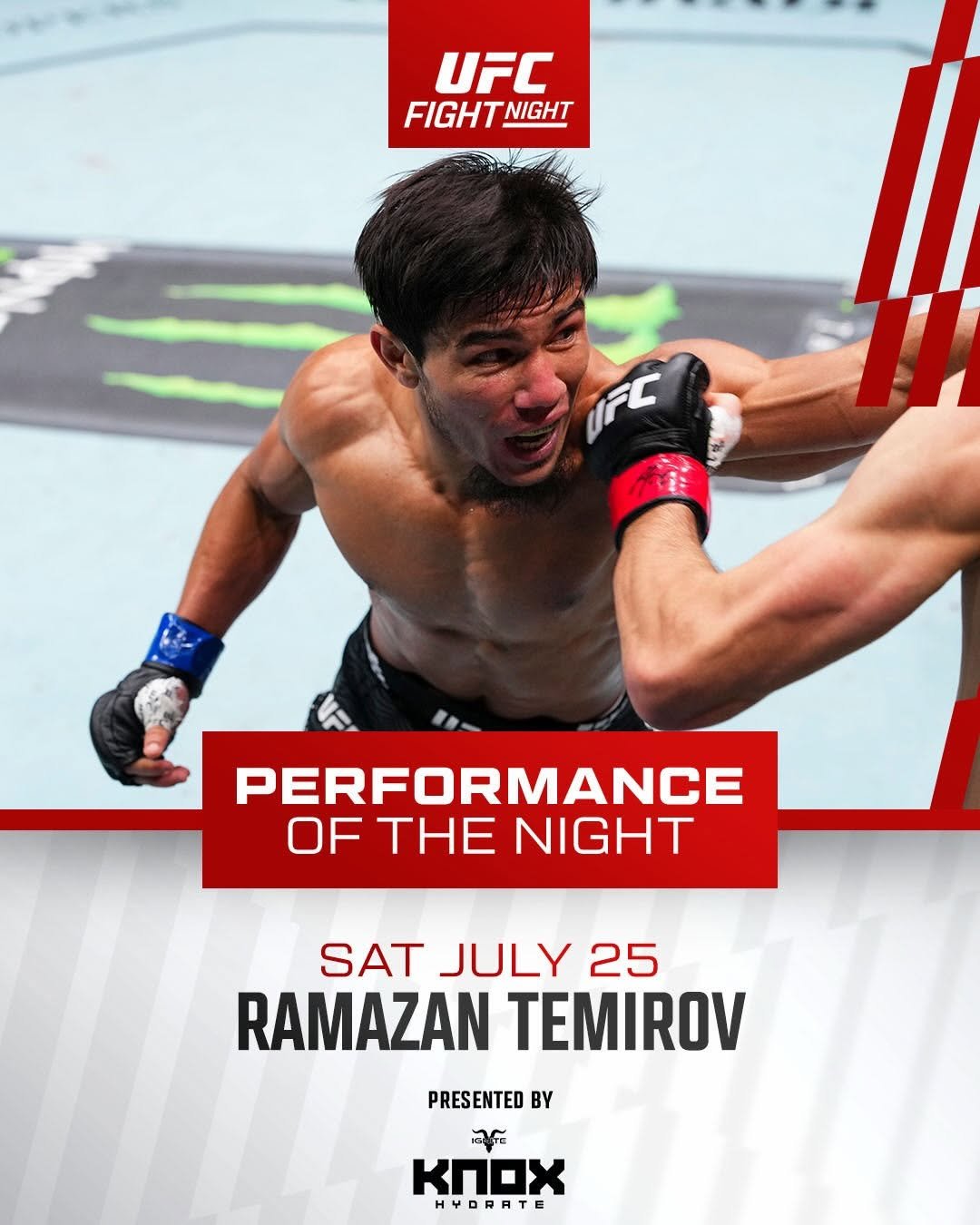 ufc 게시물 이미지: They lit up the night 🔥

@Ramazan_Temurov and...