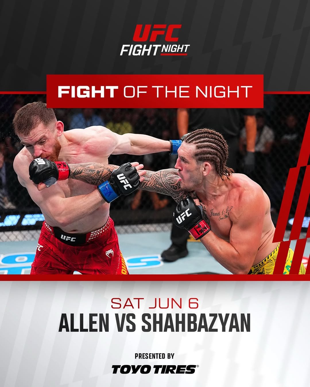 ufc 게시물 이미지: An all out battle 👏

@B_Allen185 and...
