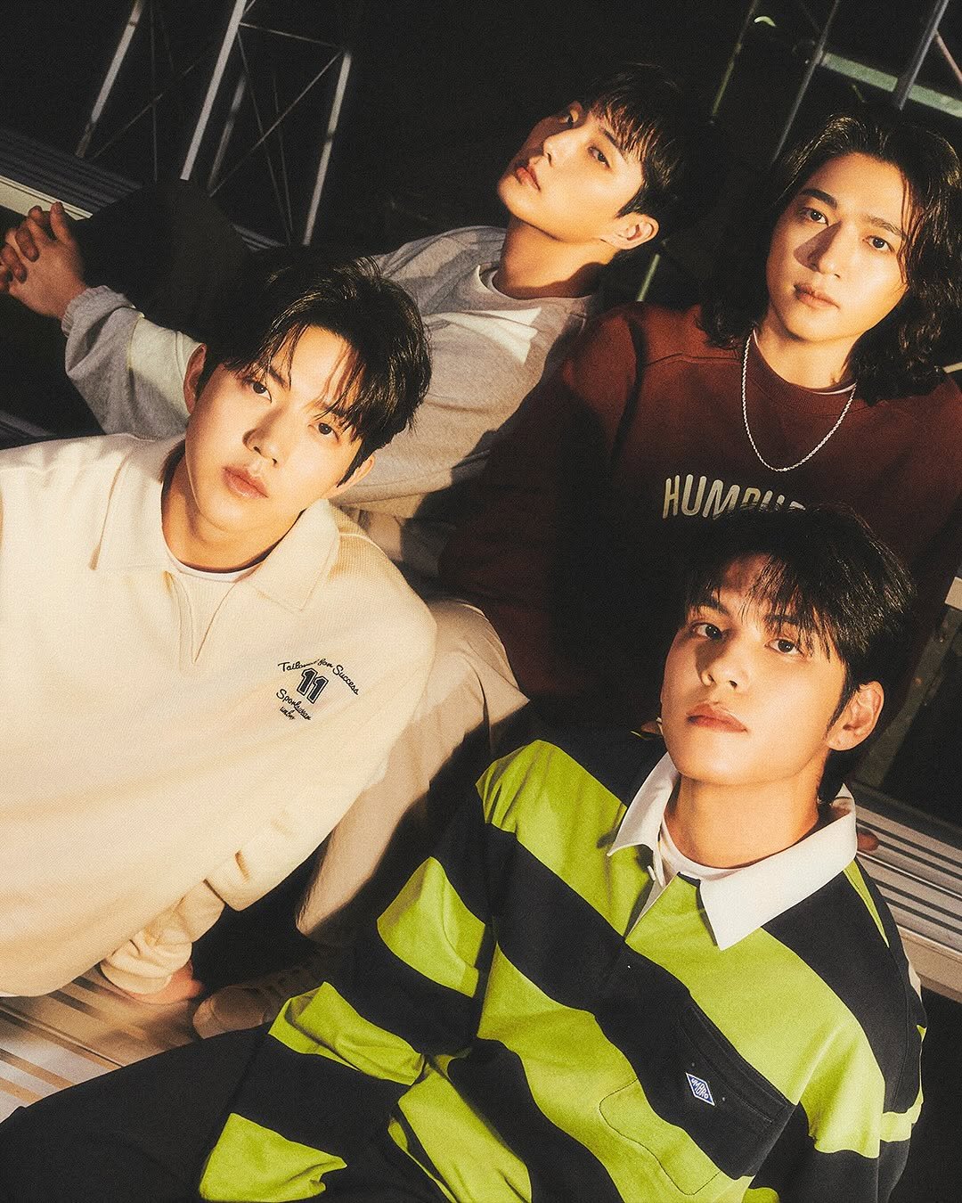Photo shared by 엄브로 코리아 on September 14, 2025 tagging @day6kilogram. May be an image of one or more people, bangs, top and text.
