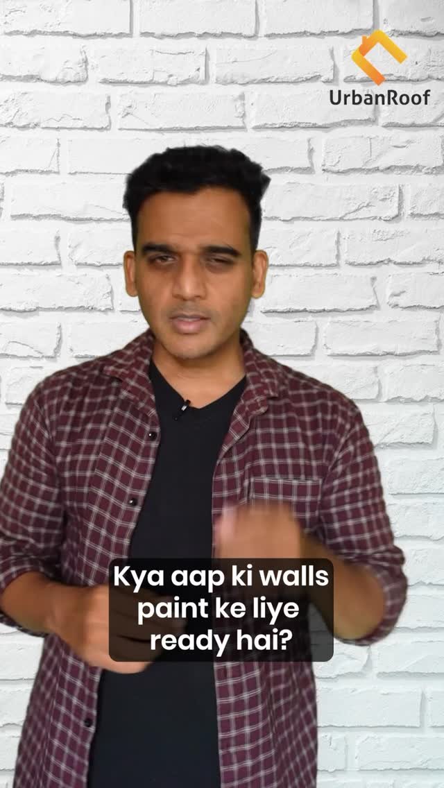 urbanroof_in 게시물 이미지: 🎨 Paint se pehle… scan zaroori hai! 🔍
Wall ke...