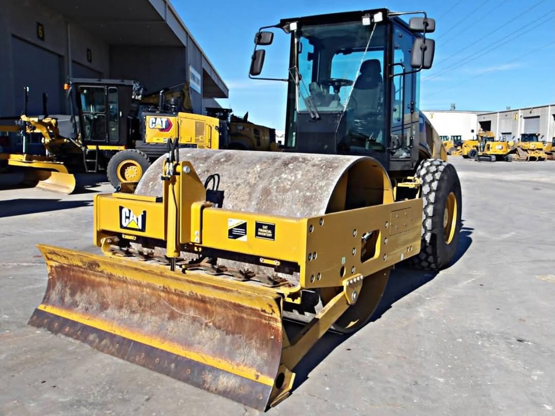 Photo by CAT Heavy Equipment on December 12, 2025. May be an image of scraper and text.